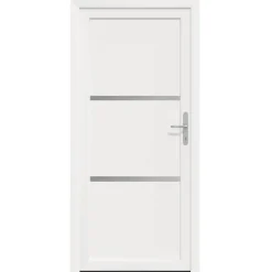 vidaXL Voordeur Wit 88 x 200 cm PVC