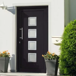 vidaXL Voordeur 98x190 cm antraciet