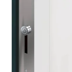 vidaXL Voordeur 88 x 200 cm PVC Antraciet
