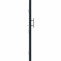 vidaXL Voordeur 88 x 200 cm PVC Antraciet