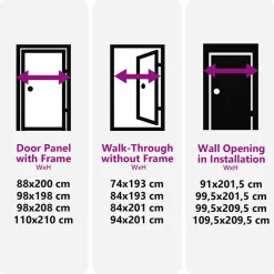 vidaXL Voordeur 98 x 198 cm PVC Antraciet