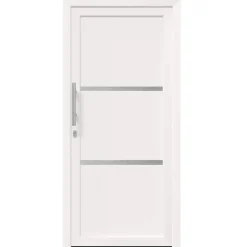 vidaXL Voordeur 88 x 200 cm PVC Wit