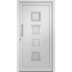 vidaXL Voordeur 108x200 cm wit
