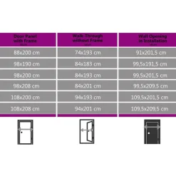 vidaXL Voordeur 98x208 cm wit