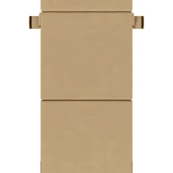 vidaXL Vouwbare Bankbed Groen Grijs 70 x 72 x 60 cm Stof