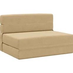 vidaXL Vouwbare Bankbed Groen Grijs 70 x 80 x 60 cm Stof