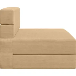 vidaXL Vouwbare Bankbed Groen Grijs 70 x 80 x 60 cm Stof