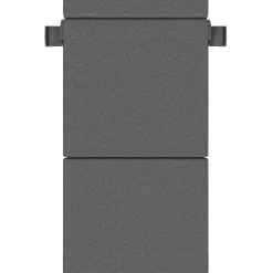 vidaXL Vouwbare Bankbed Lichtgrijs 70 x 80 x 60 cm Stof