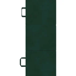 vidaXL Vouwbare Bankbed 75 x 63 x 45 cm Donkergroen