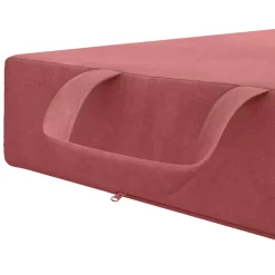 vidaXL Vouwbare Bankbed 75 x 63 x 45 cm Roze