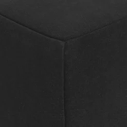 vidaXL Vouwbare Bankbed 75 x 63 x 45 cm Zwart