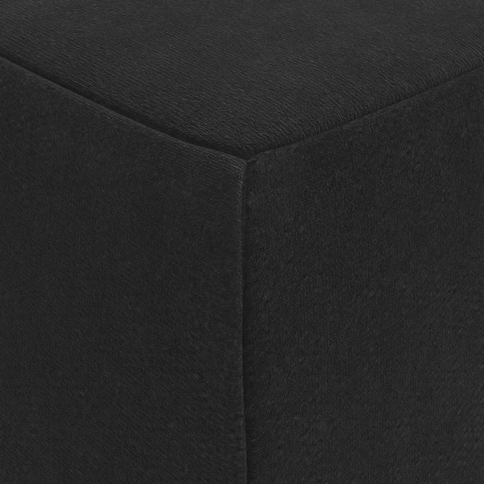 vidaXL Vouwbare Bankbed 75 x 63 x 45 cm Zwart