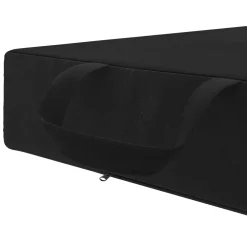 vidaXL Vouwbare Bankbed 75 x 63 x 45 cm Zwart