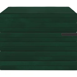 vidaXL Vouwbare Bankbed 140 x 67 x 15 cm Donkergroen