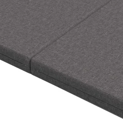 vidaXL Vouwbare Bankbed 140 x 67 x 15 cm Lichtgrijs