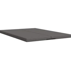 vidaXL Vouwbare Bankbed 140 x 67 x 15 cm Lichtgrijs