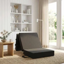 vidaXL Vouwbare Bankbed 75 x 63 x 45 cm Donkergroen