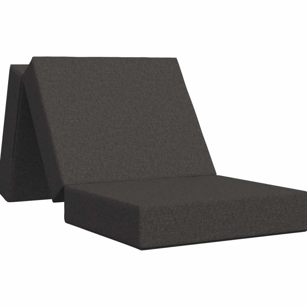 vidaXL Vouwbare Bankbed 75 x 63 x 45 cm Donkergroen