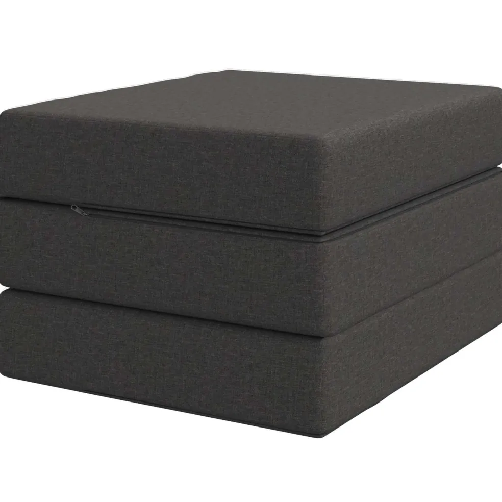 vidaXL Vouwbare Bankbed 75 x 63 x 45 cm Donkergroen