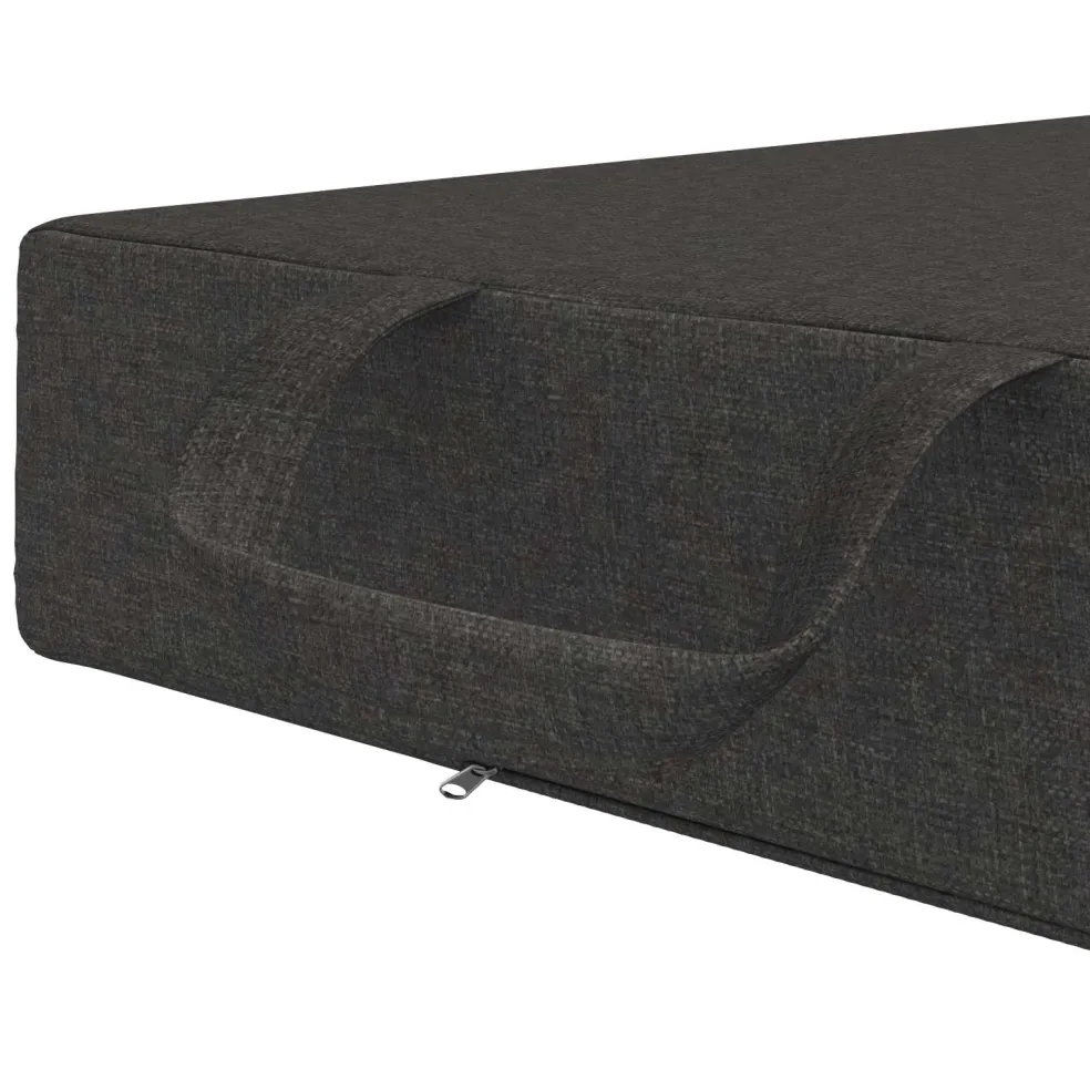 vidaXL Vouwbare Bankbed 75 x 63 x 45 cm Donkergroen