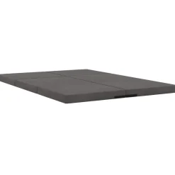vidaXL Vouwbare Bankbed 140 x 67 x 15 cm Donkergrijs