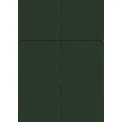 vidaXL Vouwbare Bankbed 140 x 67 x 15 cm Donkergroen