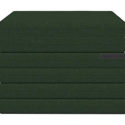 vidaXL Vouwbare Bankbed 140 x 67 x 15 cm Donkergroen