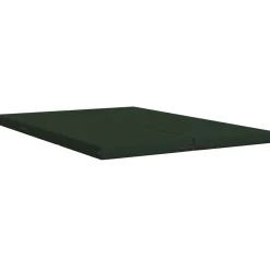 vidaXL Vouwbare Bankbed 140 x 67 x 15 cm Donkergroen