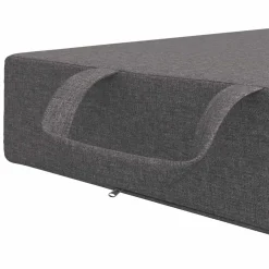 vidaXL Vouwbare Bankbed 75 x 63 x 45 cm Lichtgrijs