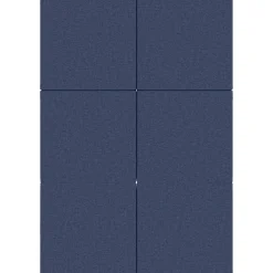 vidaXL Vouwbare Bankbed 140 x 67 x 15 cm Blauw