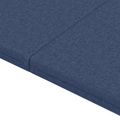 vidaXL Vouwbare Bankbed 140 x 67 x 15 cm Blauw