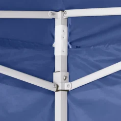 vidaXL Vouwtent met 4 zijwanden 3x3 m blauw