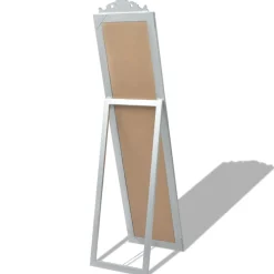 vidaXL Vrijstaande spiegel Barok 160x40cm zilver