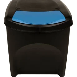 vidaXL Vuilnisbakken 3 st stapelbaar 75 L polypropeen wit