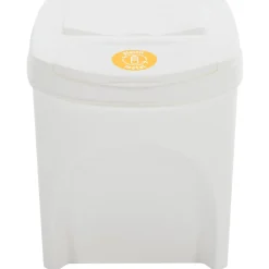 vidaXL Vuilnisbakken 4 st stapelbaar 100 L polypropeen wit