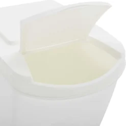 vidaXL Vuilnisbakken 4 st stapelbaar 100 L polypropeen wit