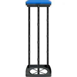vidaXL Vuilniszakhouders 2 st 120 L PP zwart en blauw