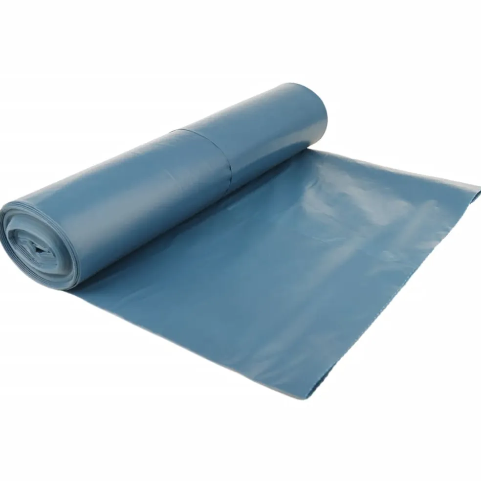 vidaXL Vuilniszakken 100 st 120 l blauw