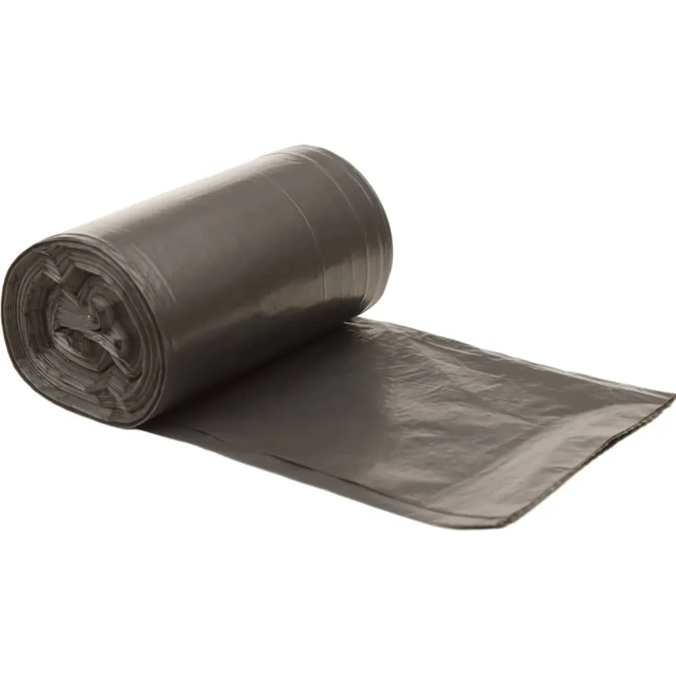 vidaXL Vuilniszakken 250 st 35 l zwart