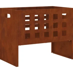 vidaXL Vuurkom Bruin 50 x 30 x 40 cm Staal