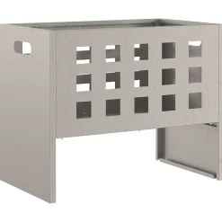 vidaXL Vuurkom Bruin 50 x 30 x 40 cm Staal