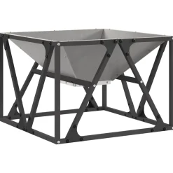 vidaXL Vuurkom Roestig 50 x 50 x 35 cm weervast staal