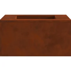 vidaXL Vuurkom Roestig 60 x 60 x 30 cm weervast staal