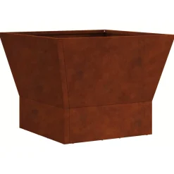 vidaXL Vuurkom Roestkleurig 40 x 40 x 35 cm weervast staal