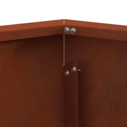 vidaXL Vuurkom Roestkleurig 75 x 75 x 28 cm
