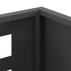 vidaXL Vuurkom Zwart 50 x 30 x 40 cm Staal
