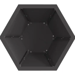 vidaXL Vuurkom Zwart 50 x 50 x 40 cm weervast staal