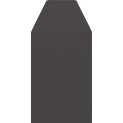 vidaXL Vuurkom Zwart 50 x 50 x 100 cm weervast staal
