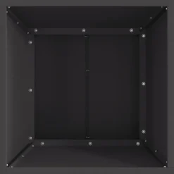vidaXL Vuurkom Zwart 40 x 40 x 35 cm weervast staal