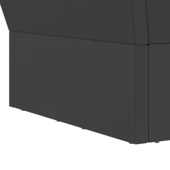 vidaXL Vuurkom Zwart 40 x 40 x 35 cm weervast staal